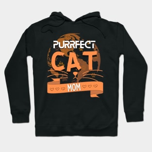 Purrfect Cat Mom Hoodie